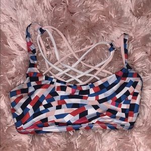 Lululemon strappy sports bra